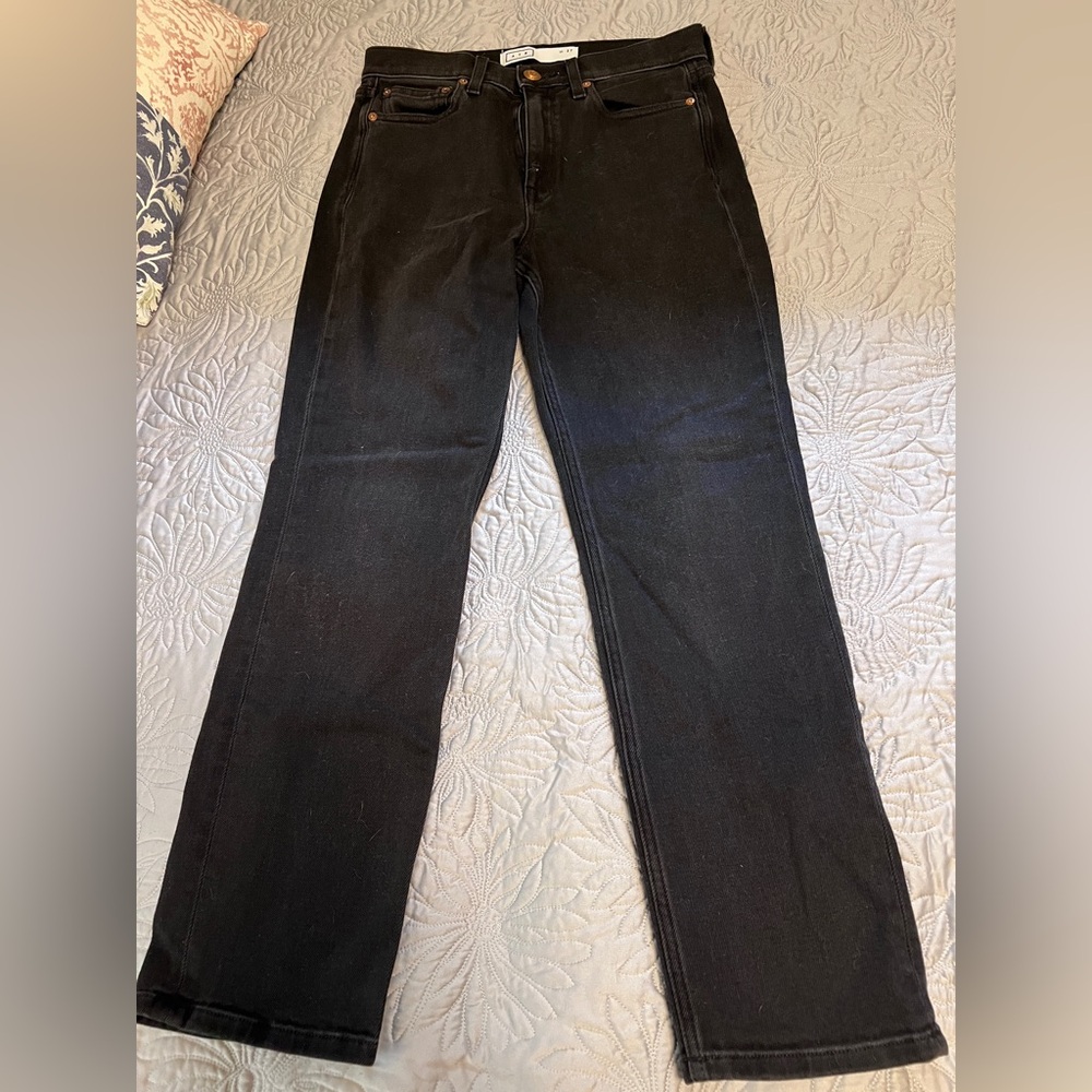 AYR The Yes Yes Yes Licorice Black Jeans, Size 27, EUC